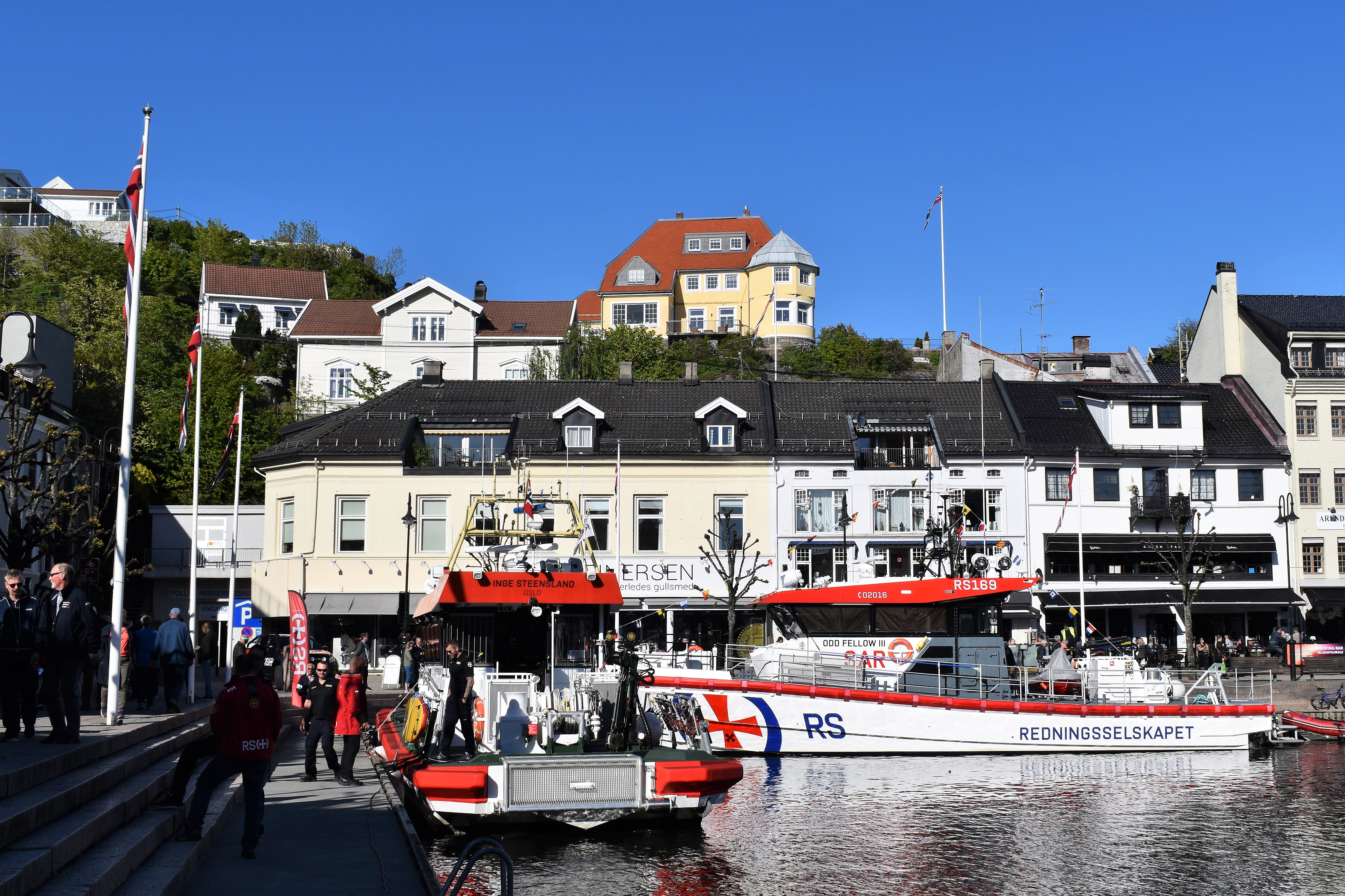 Så gikk ferden videre retning Arendal - Odd Fellow
