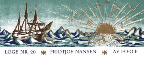 Logo stasbrev Loge nr 20 Fridtjof Nansen av IOOF Logo stasbrev Loge nr 20 Fridtjof Nansen av IOOF